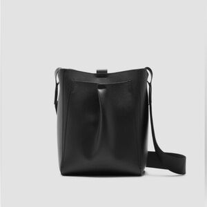 Everlane Mini Studio Black Leather Crossbody Bag